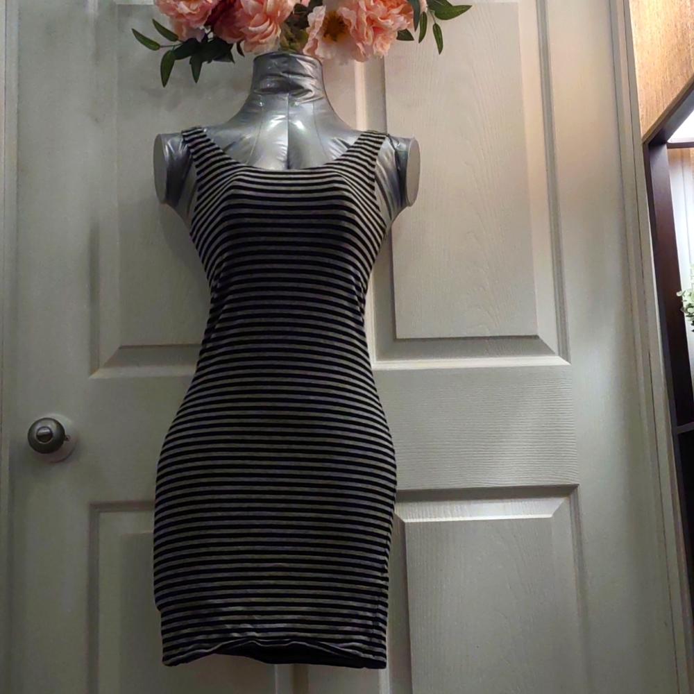Striped tank dress
